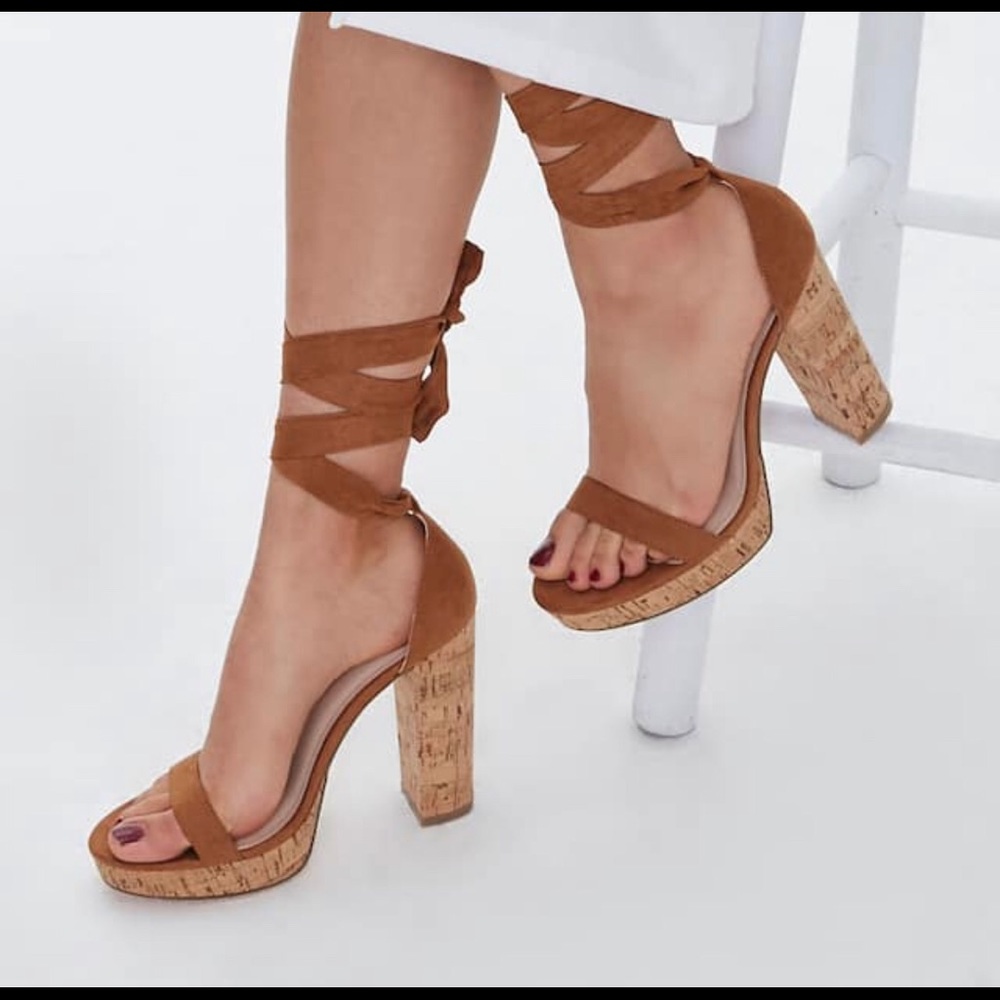 A pair of platform block heels!